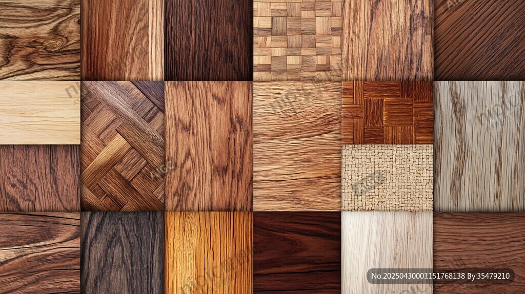 多样木纹材质展示