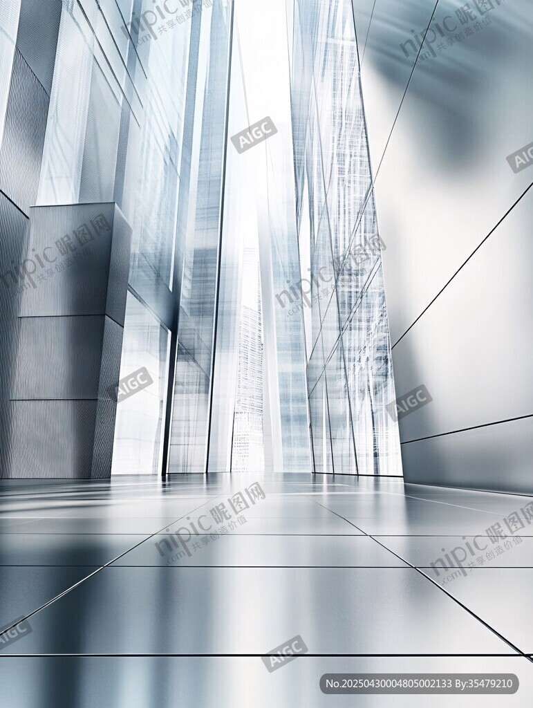 未来感都市建筑空间景象