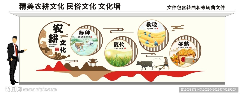 农耕文化宣传文化墙