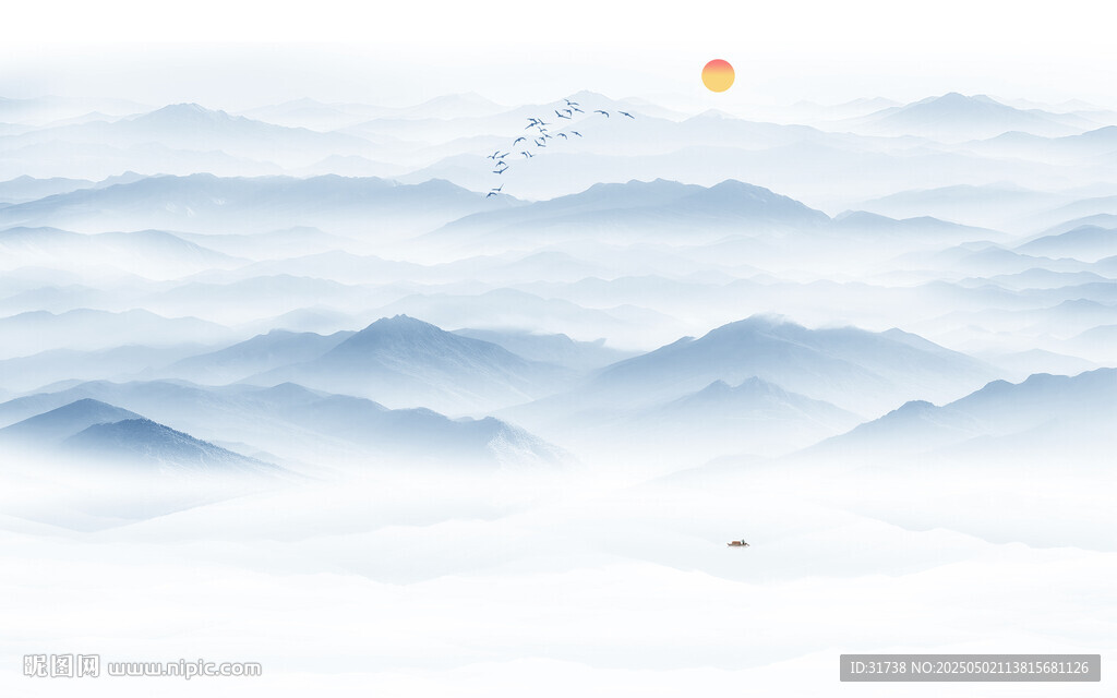 新中式山水画