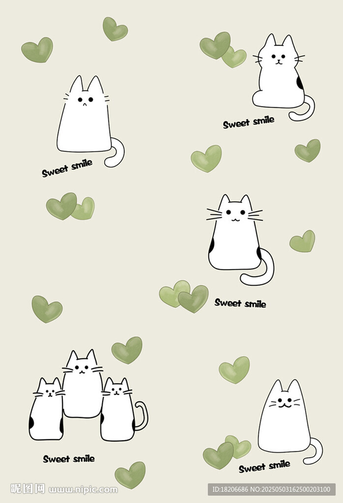 卡通小猫
