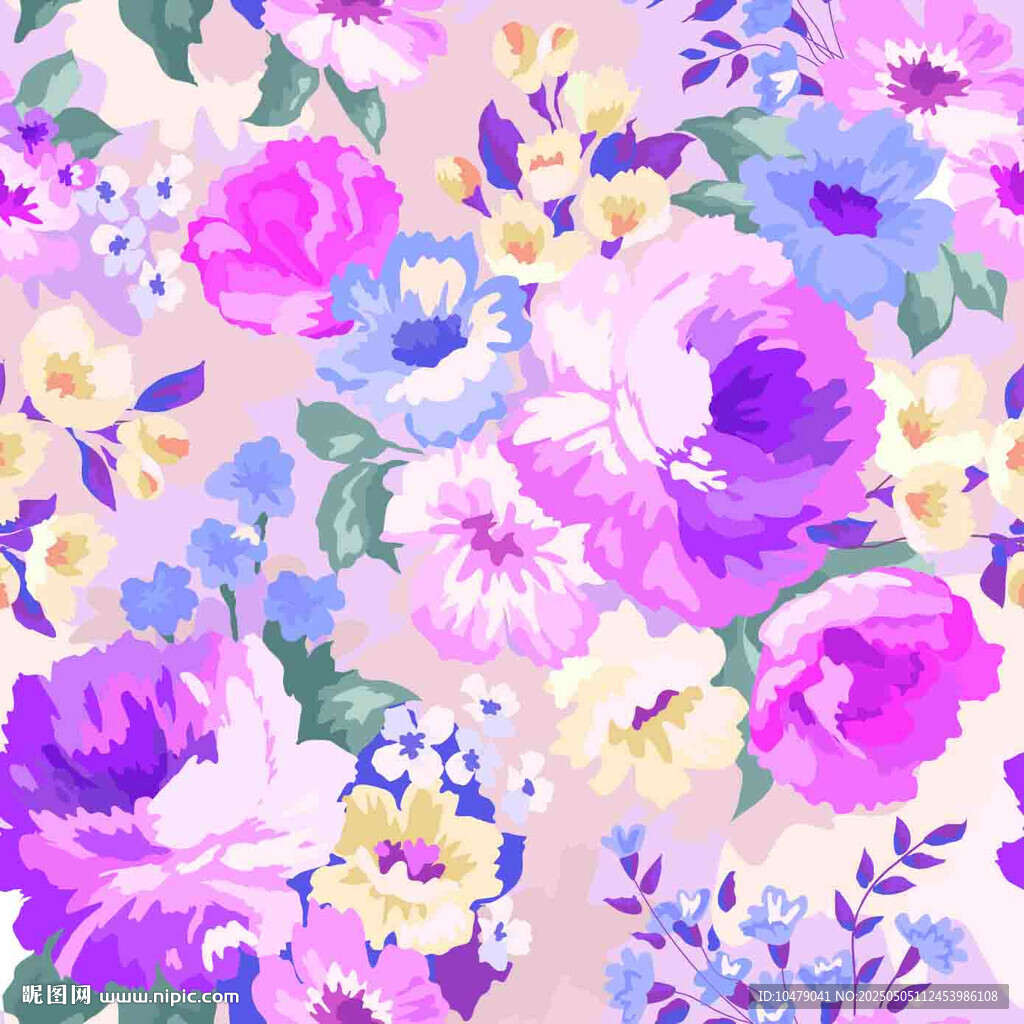 水彩花