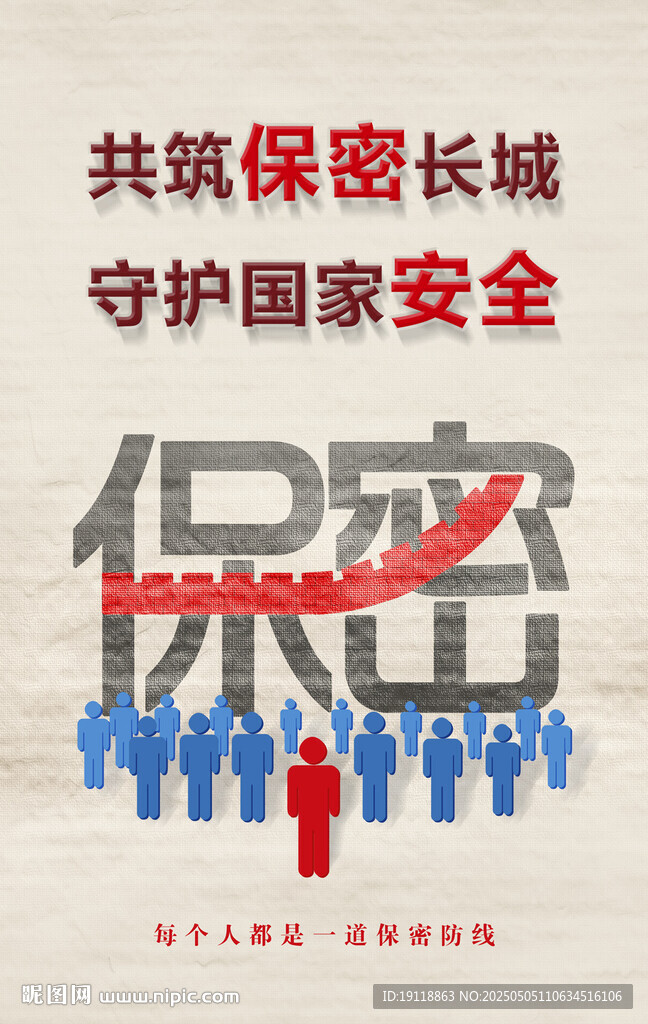 保密海报