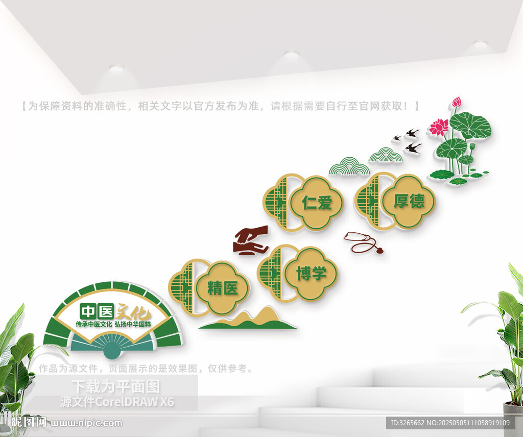 中医楼梯文化墙