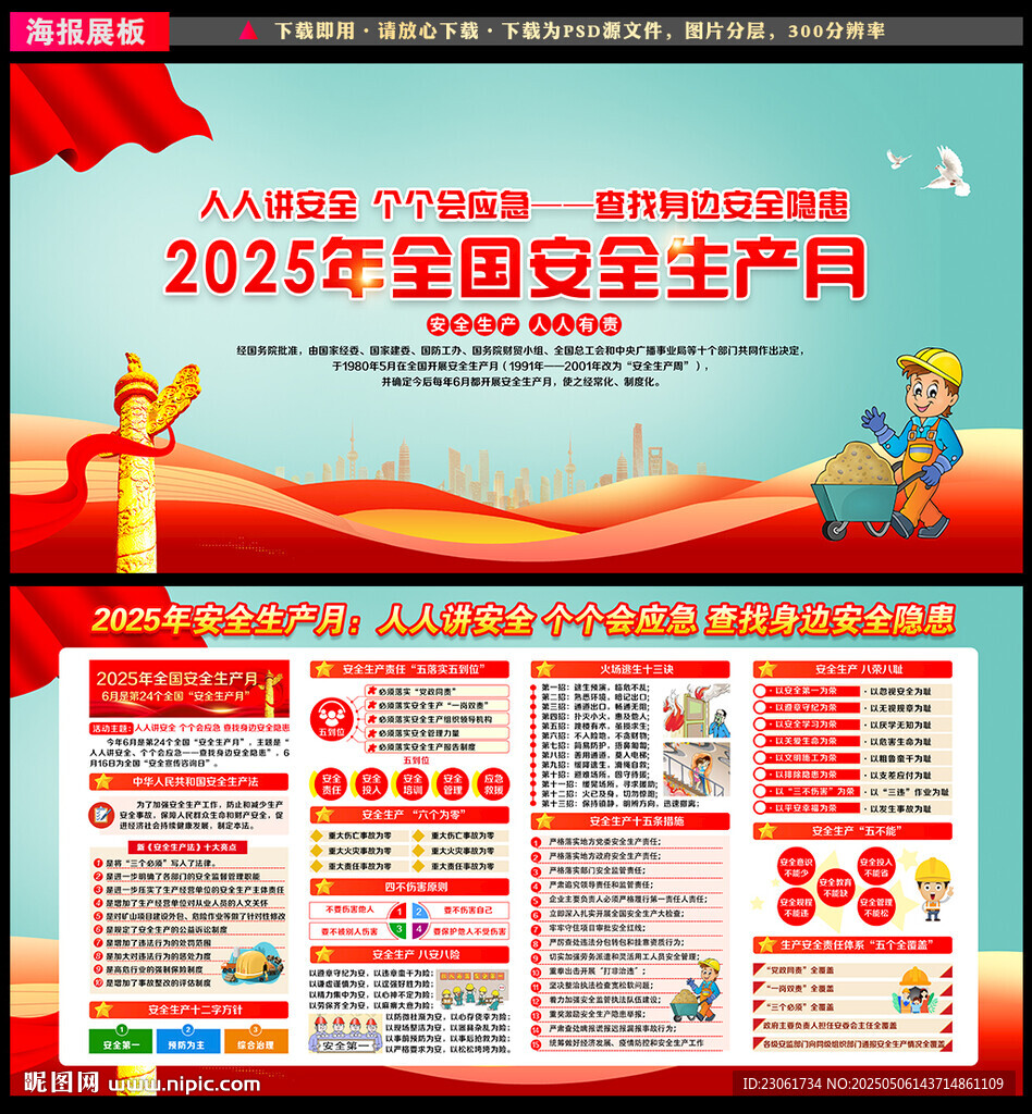 2025年安全生产月板报