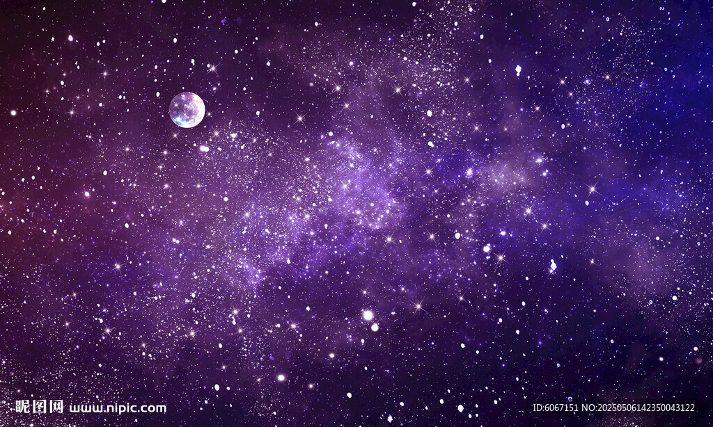 紫色星空背景
