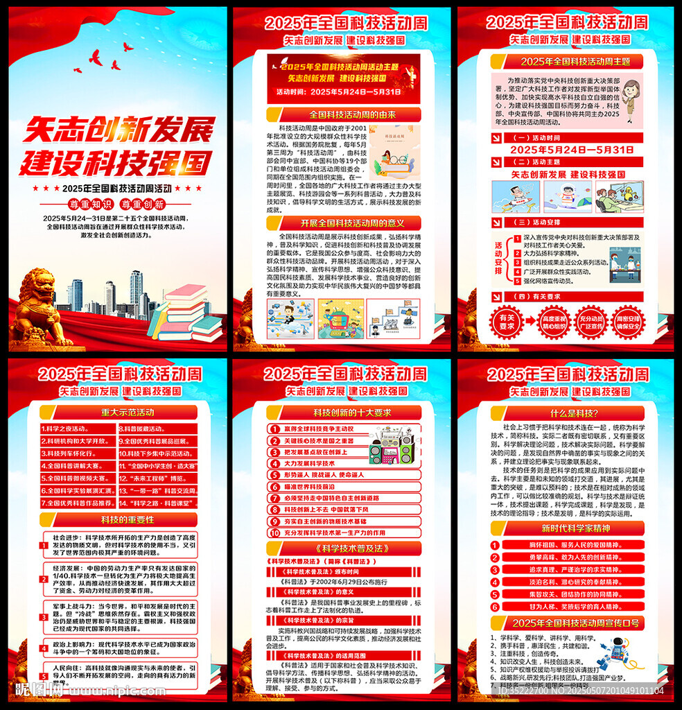 2025年科技活动周展板