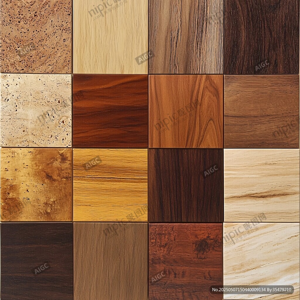 多样木材纹理展示