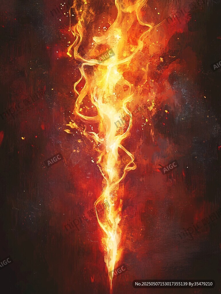 火焰长剑 炽热的魔幻力量