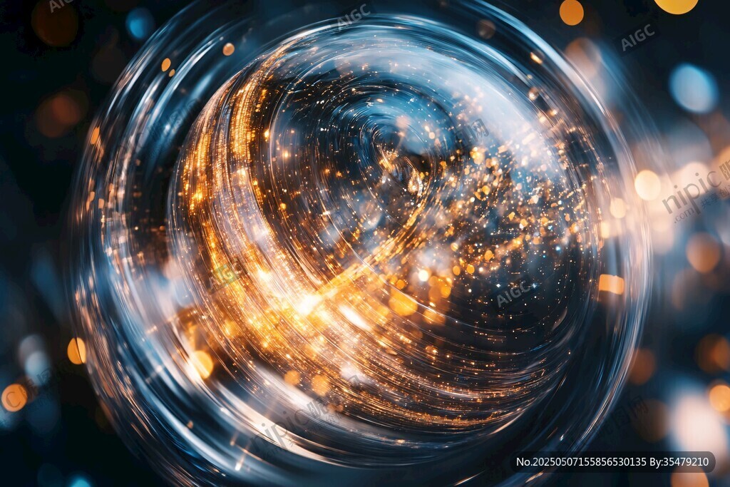 梦幻炫光科技球体