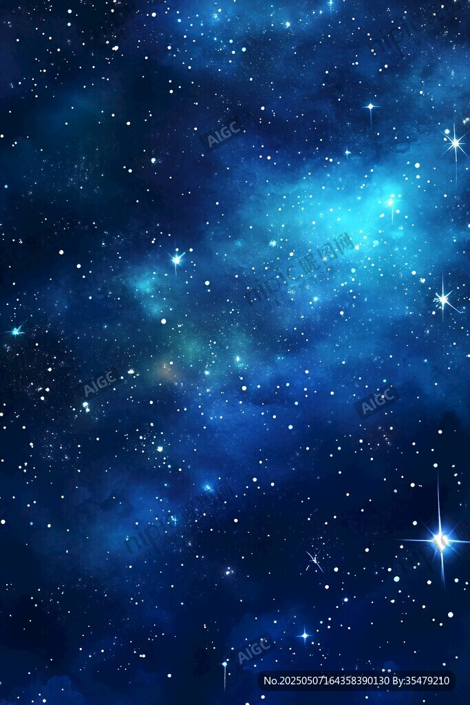 梦幻深邃星空背景图