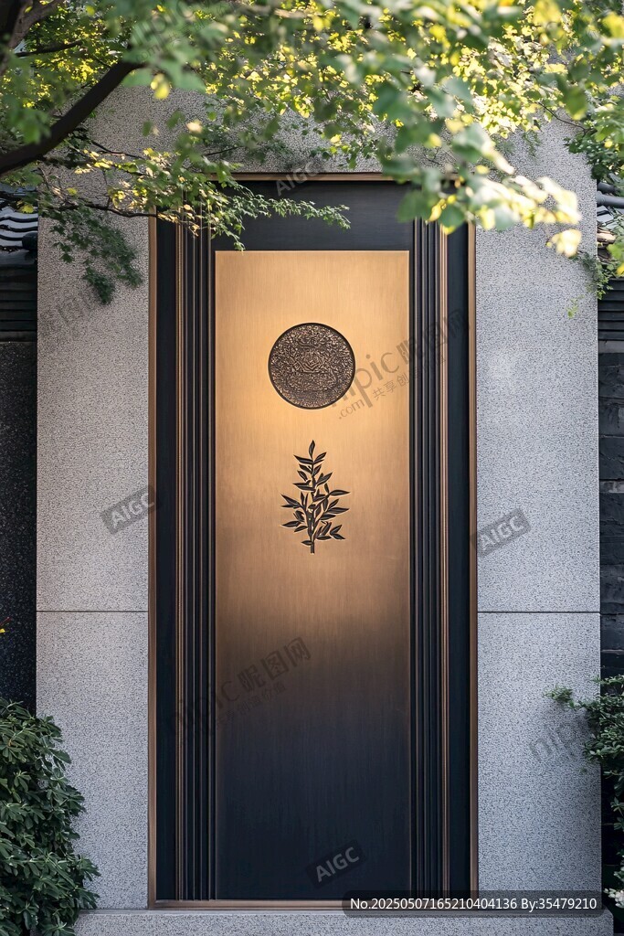 中式典雅入户门设计展示