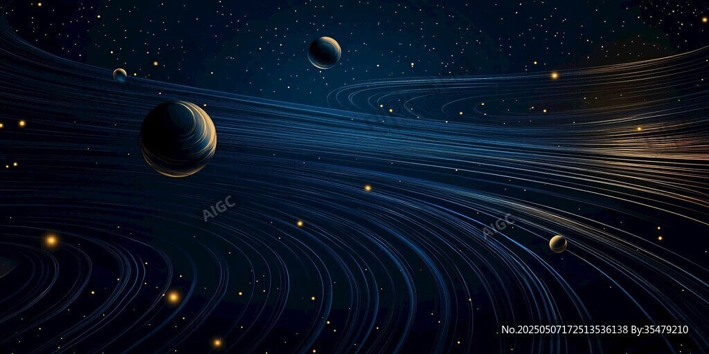 梦幻星际宇宙行星景象