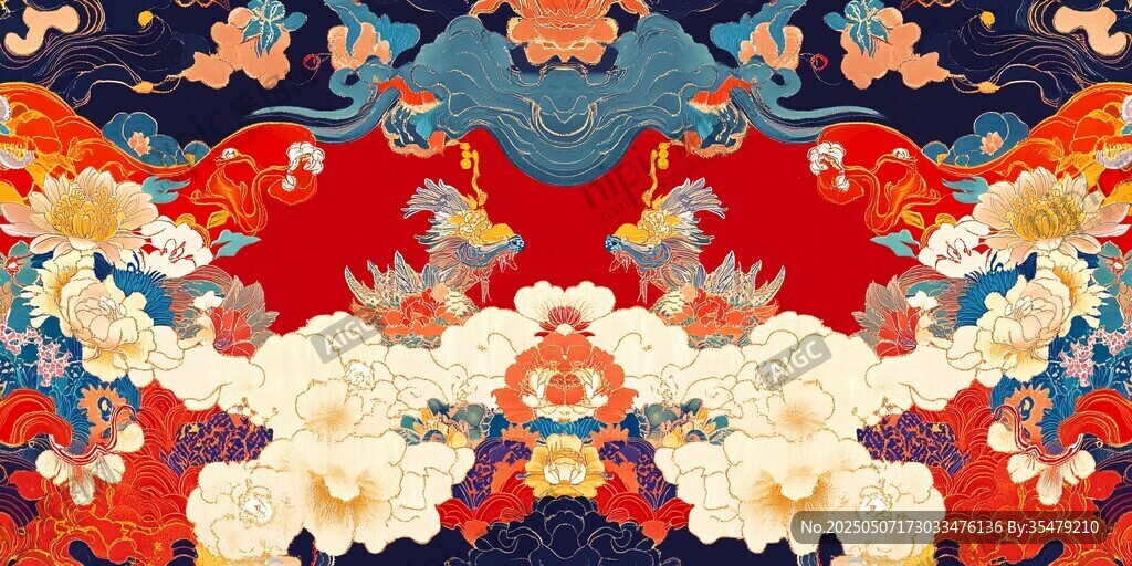 中式传统吉祥图案纹饰
