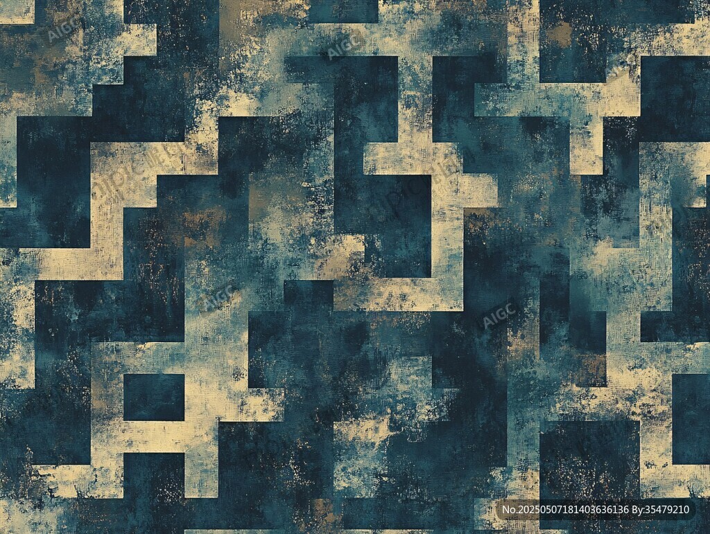 复古几何纹理图案背景