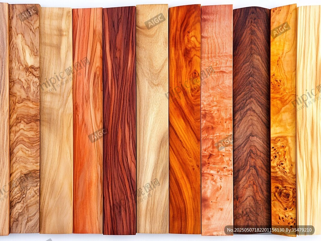 多样木材纹理展示