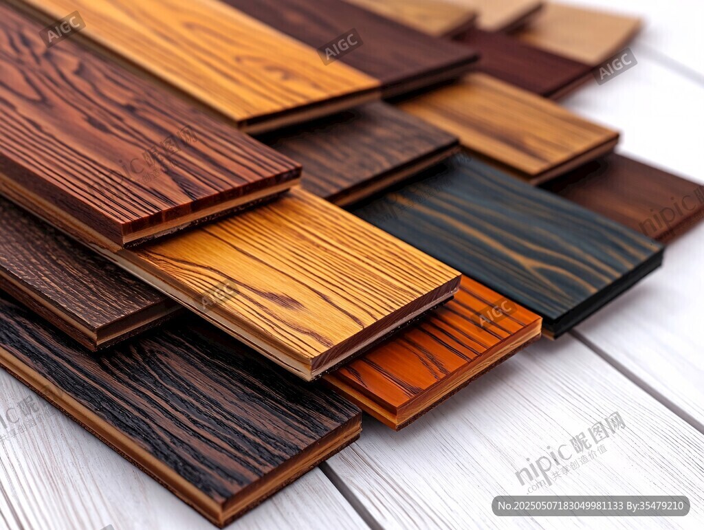 多样实木地板展示