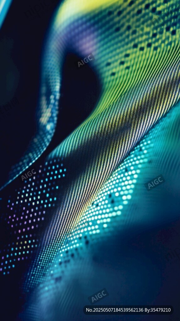 梦幻科技感织物纹理图案