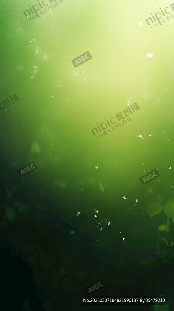 梦幻绿光背景