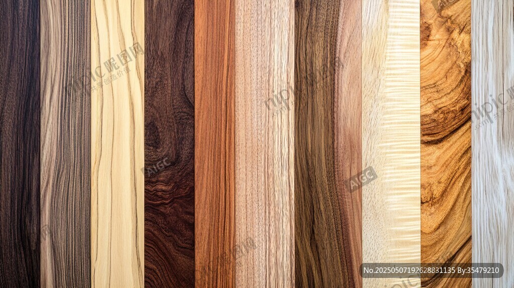 多样木材纹理展示