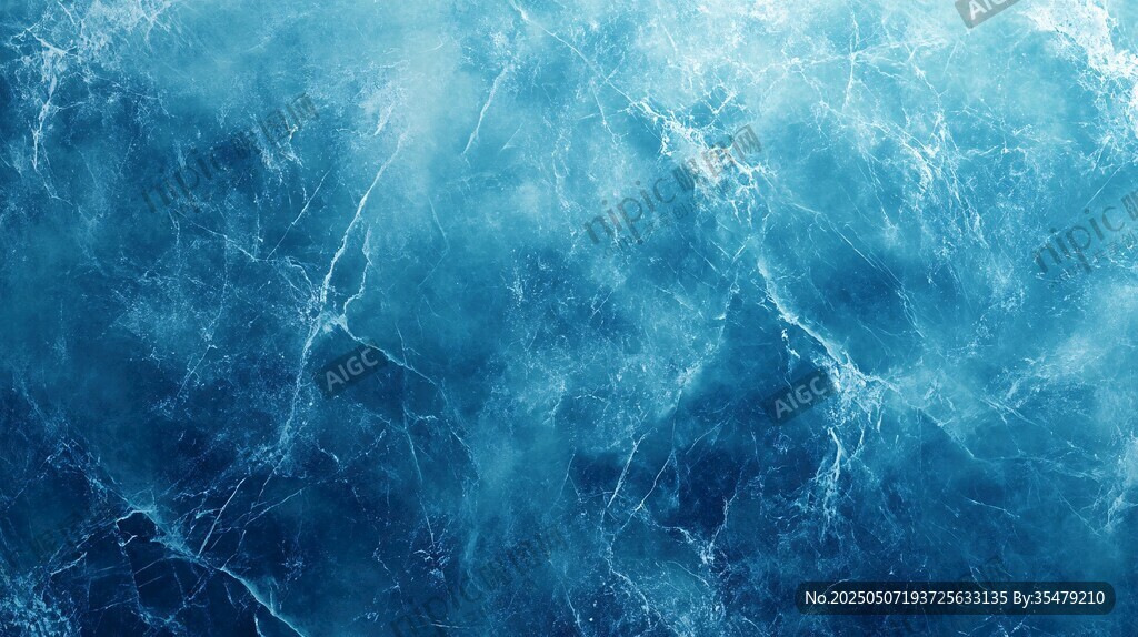 梦幻蓝色海洋纹理背景