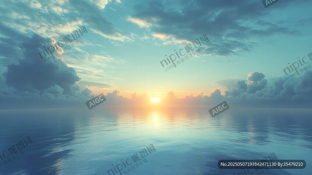 海上日出美景