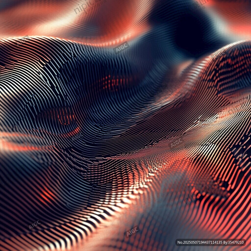 科技感波纹抽象图案背景