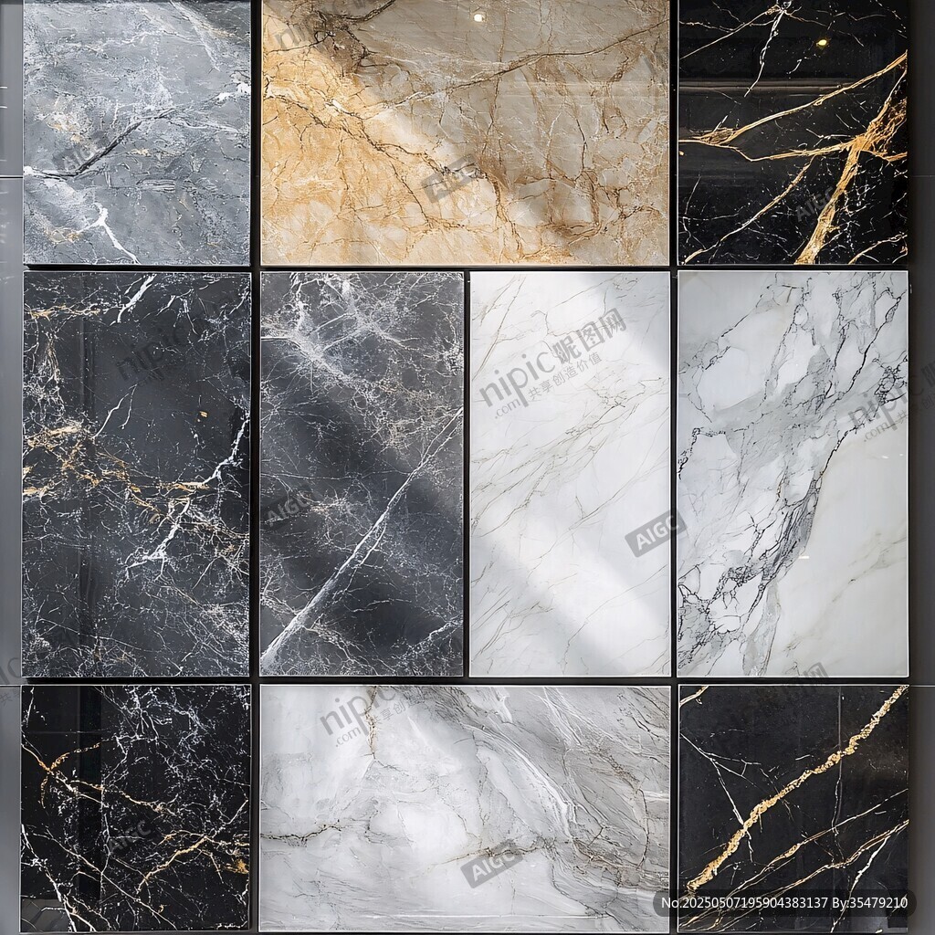多样大理石纹理精美展示