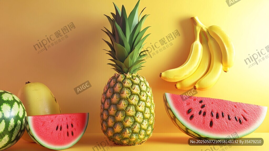 多彩鲜果组合 视觉盛宴