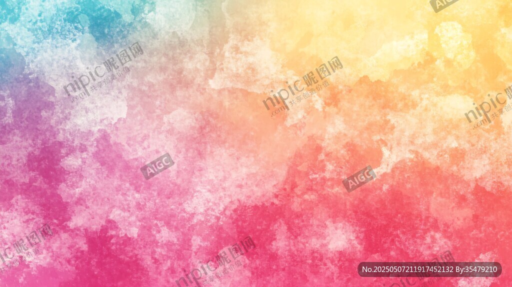 梦幻渐变水彩背景图