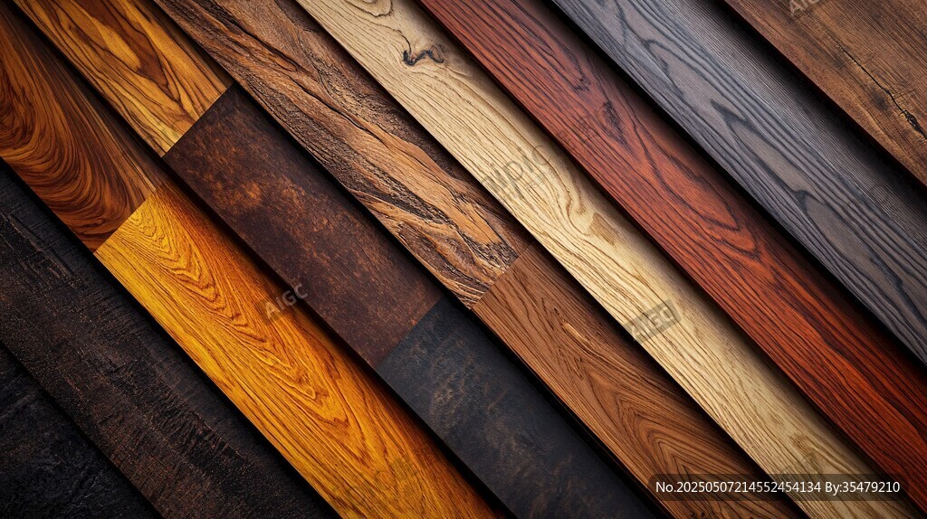 多样木纹地板展示