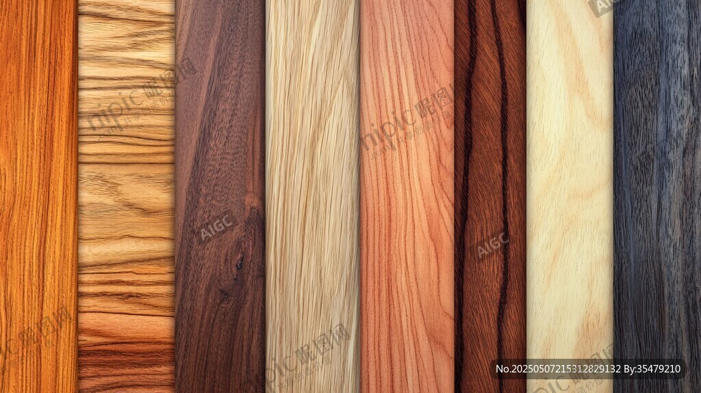 多样木材纹理展示