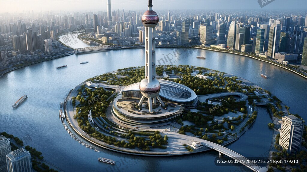 东方明珠创意城市景观构想