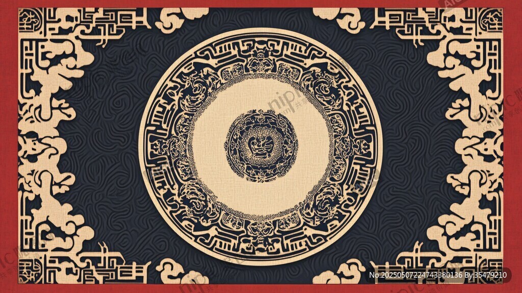 中式古典花纹装饰图案