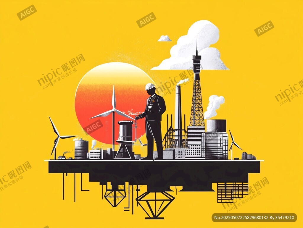 工业工程师的能源设施图景
