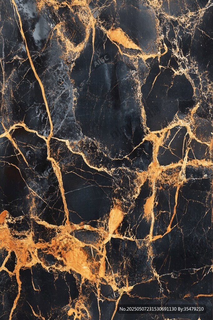 黑金大理石纹理图案