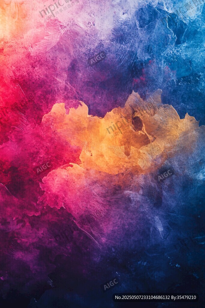 梦幻多彩抽象背景纹理