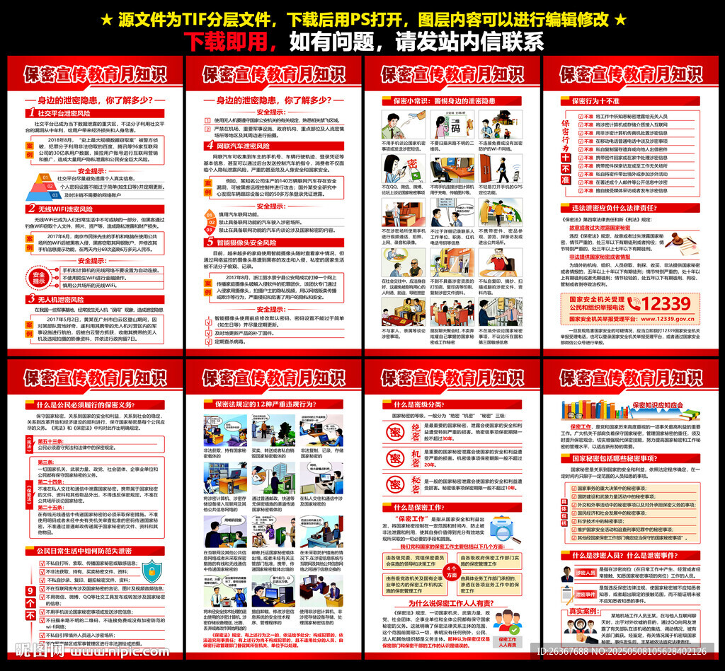 保密知识挂图