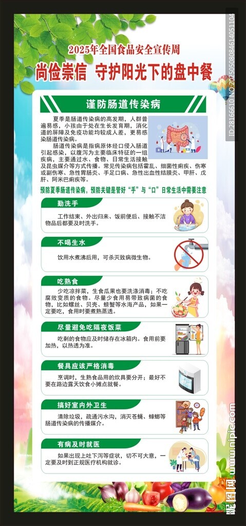 全国食品安全宣传周展架