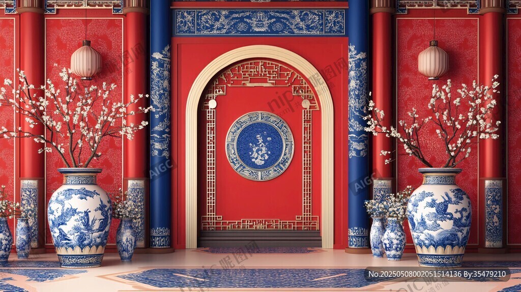 中式古典庭院雅致景致