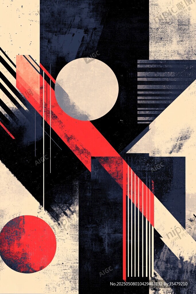 抽象几何艺术图案设计