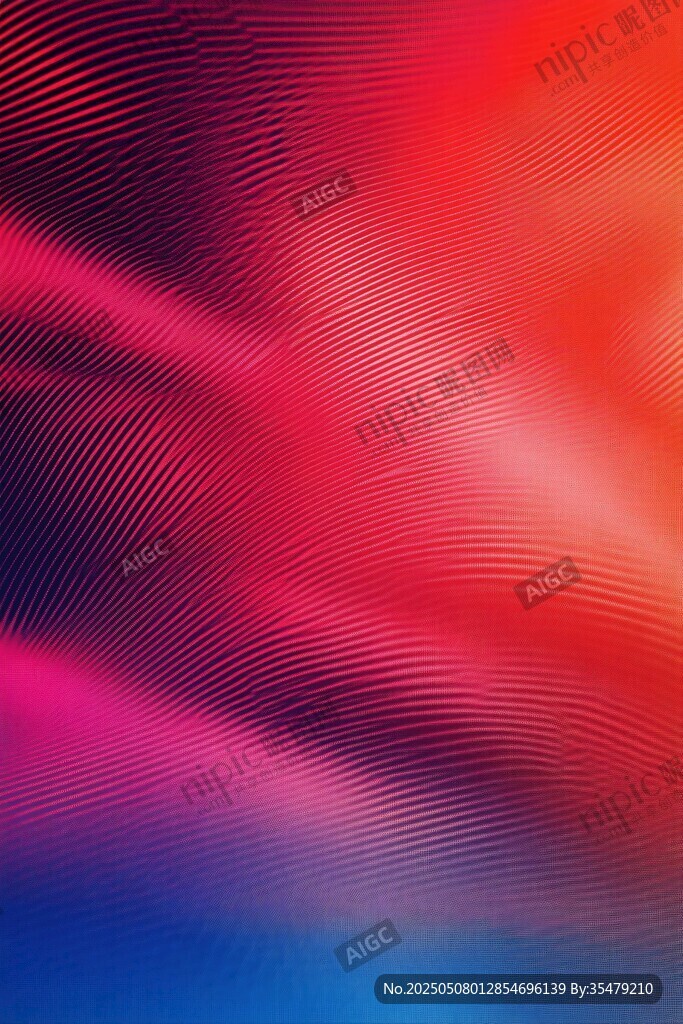 绚丽渐变波纹背景图