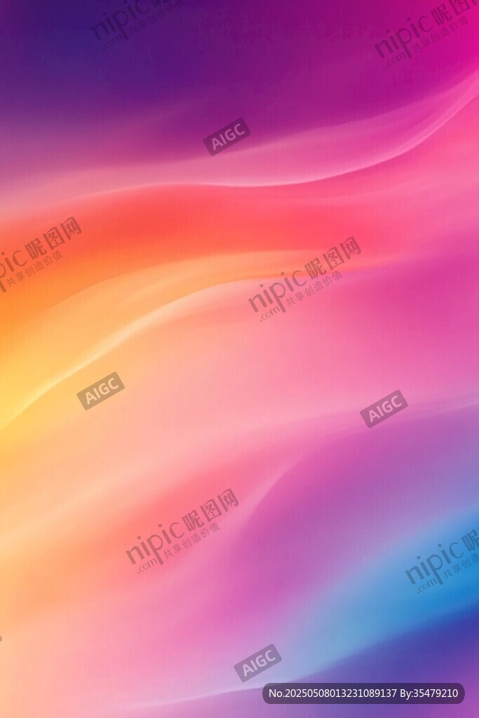 梦幻渐变彩色流体背景