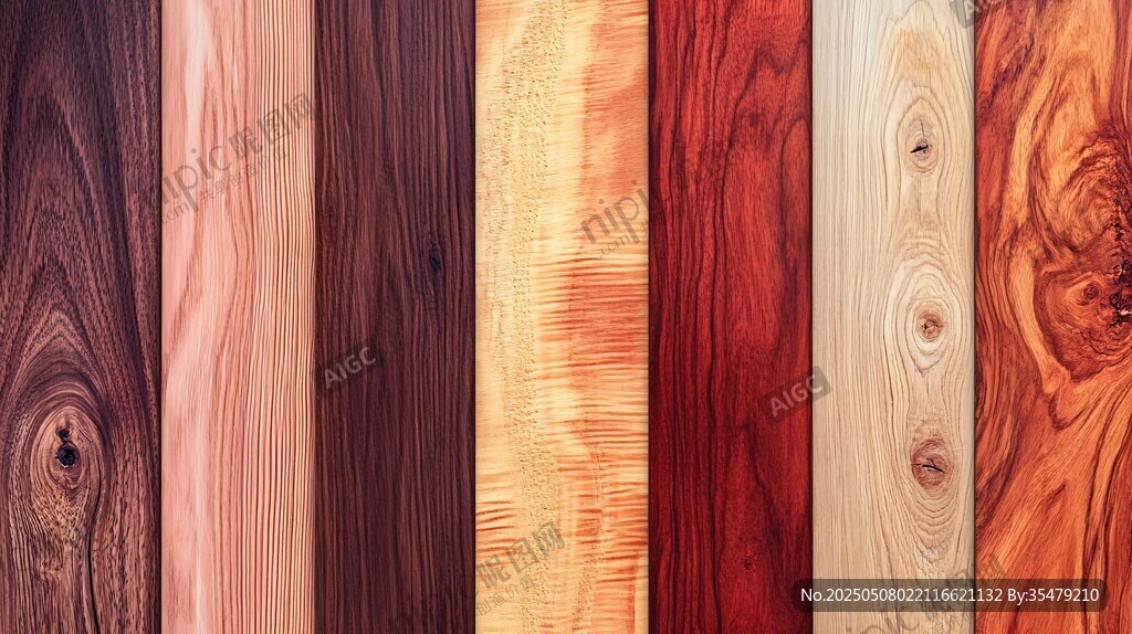 多样木材纹理展示