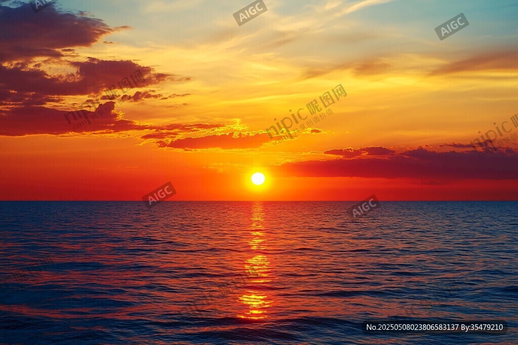 海上日落美景