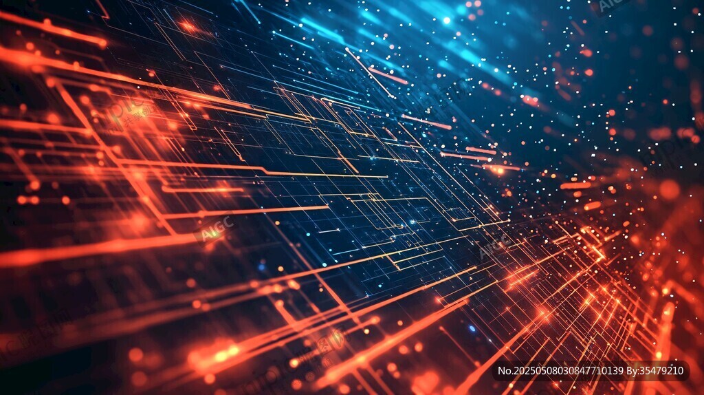 炫彩科技光线动态背景图
