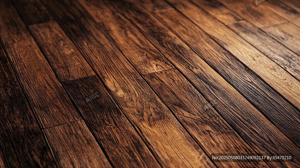 复古木质地板纹理特写