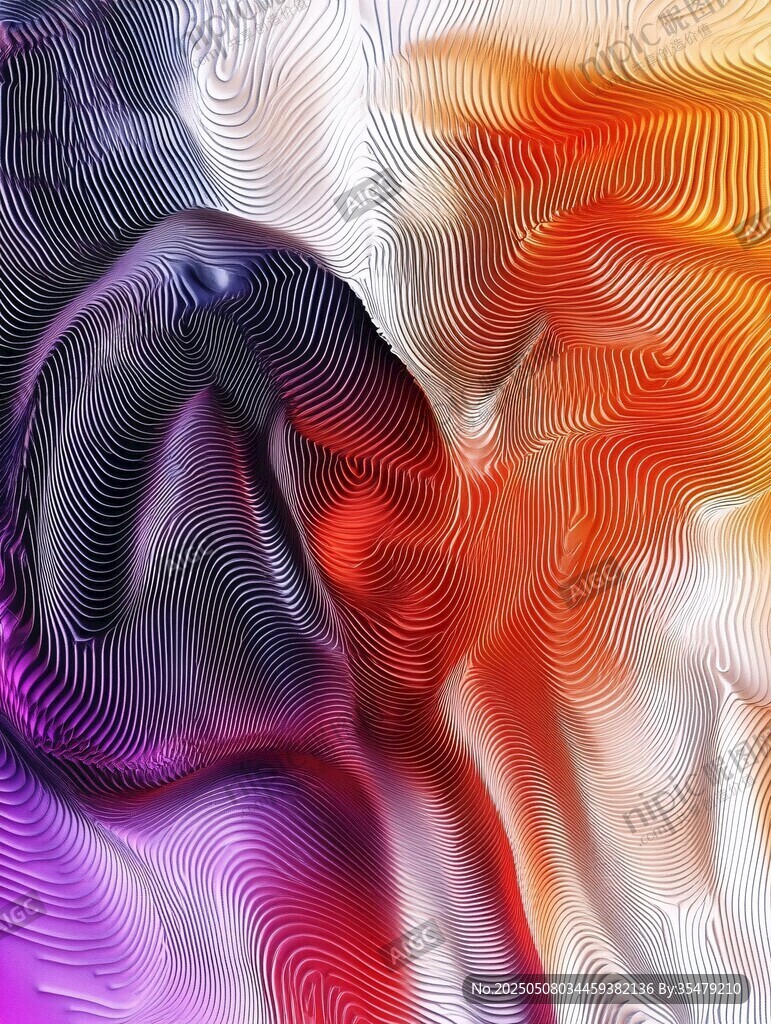 动感绚丽抽象色彩纹理图案