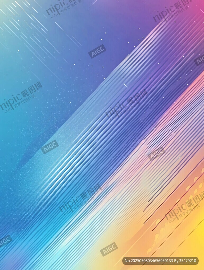 梦幻渐变线条抽象背景图