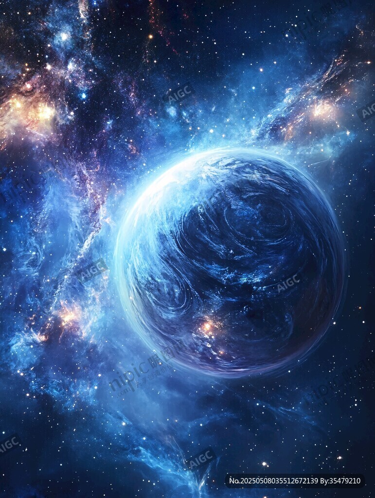 梦幻宇宙中的蓝色星球